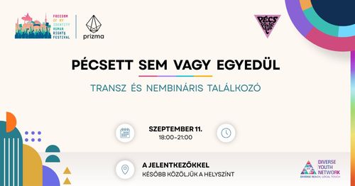 Pécsett sem vagy egyedül – transz és nembináris találkozó